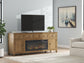 Sharlance 81" TV Stand with Electric Fireplace