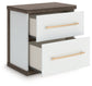 Kendanport Two Drawer Night Stand