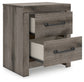 Graystorm Twin Panel Storage Bed with Mirrored Dresser and Nightstand