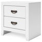Binterglen Twin Panel Bed with Mirrored Dresser and Nightstand