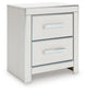 Zuraleus Queen Upholstered Panel Platform Bed, Dresser, Mirror and Nightstand