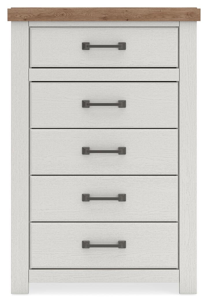 Savonport Queen Panel Bed with Storage, Dresser, Mirror, Chest and Nightstand
