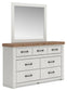 Savonport King Panel Bed with Storage. Dresser, Mirror and Nightstand