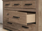 Garistyn King Panel Bed, Dresser, Mirror, Chest and Nightstand