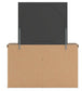 Garistyn Queen Panel Storage Bed, Dresser and Mirror