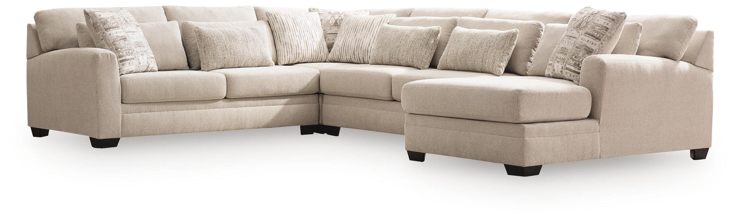 Mandi Point 4-Piece Sectional with Chaise