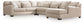 Mandi Point 4-Piece Sectional with Chaise
