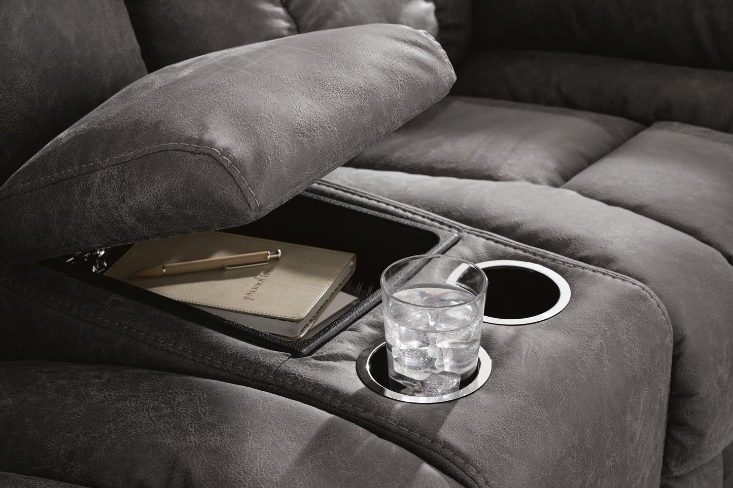 Bakerstein PWR REC Loveseat/CON/ADJ HDRST